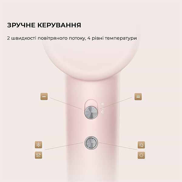 Фото - Фен Dreame Hair Dryer Gleam Pink (AHD12A-PK)