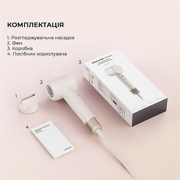 Фото - Фен Dreame Hair Dryer Gleam White (AHD12A-WH)