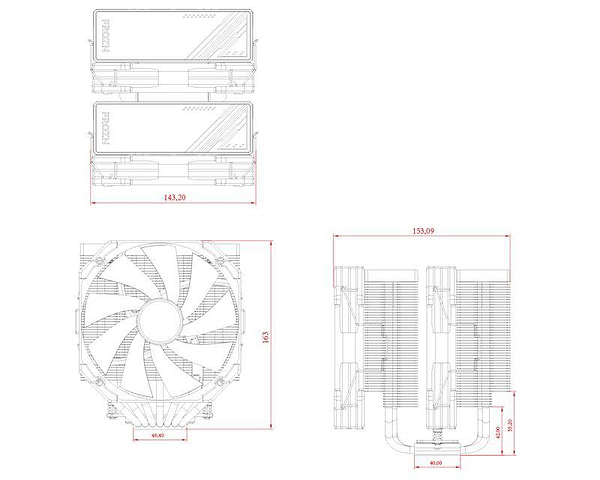 Фото - Процесорний кулер ID-Cooling Frozn A720 Black