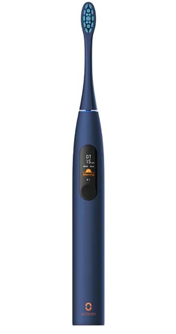 Фото - Зубна щітка електрична Oclean X Pro Digital Electric Toothbrush Dark Blue (6970810553482)