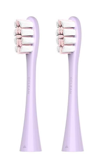 Насадка для зубной щетки Oclean P1C13 P02 Professional Clean Brush Head Purple 2 шт. (6970810554151) - Фото 1