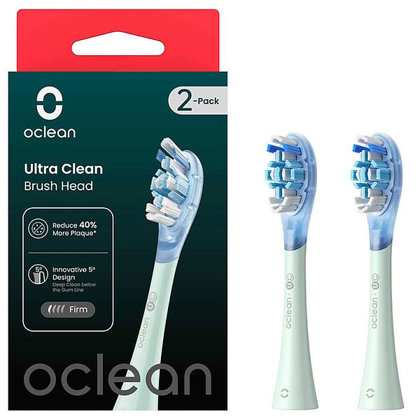 Фото - Насадка для зубной щетки Oclean UG01 G02 Ultra Gum Care Brush Green 2 шт. (6970810553536)