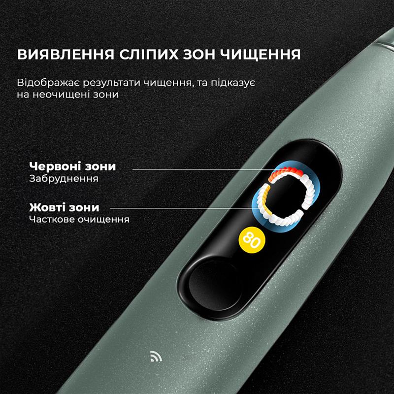 Фото - Зубная щетка электрическая Oclean X Ultra Set Green (OLED) (6970810553505)