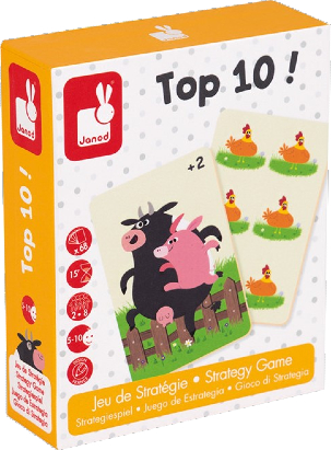 Настільна гра (5-7 років) Janod Топ 10 (J02760)