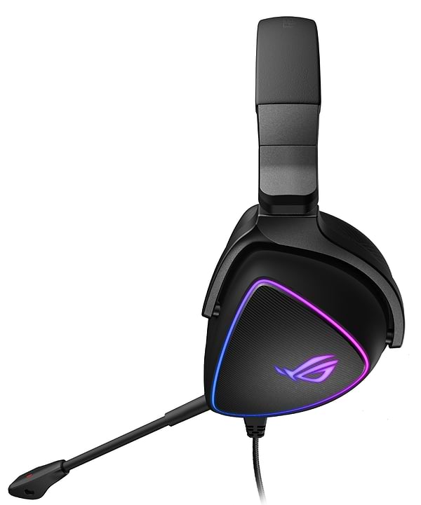 Фото - Гарнітура дротова ігрова Asus ROG Delta S USB RGB Black (90YH02K0-B2UA00)