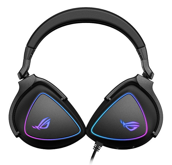 Фото - Гарнітура дротова ігрова Asus ROG Delta S USB RGB Black (90YH02K0-B2UA00)