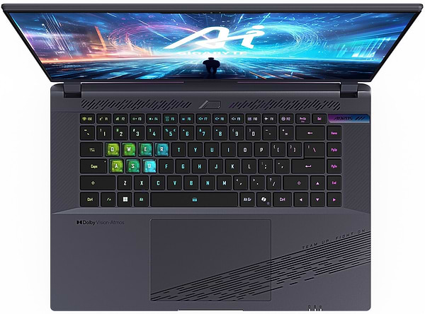 Фото - Ноутбук игровой Gigabyte Aorus 16X 9SG 2024 (AORUS 16X 9SG-43UAC54SH) Midnight Gray