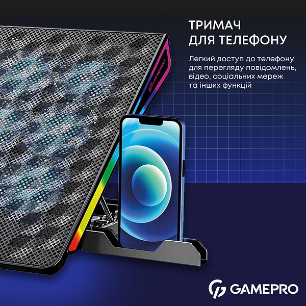 Фото - Підставка під ноутбук охолоджуюча GamePro CP1140
