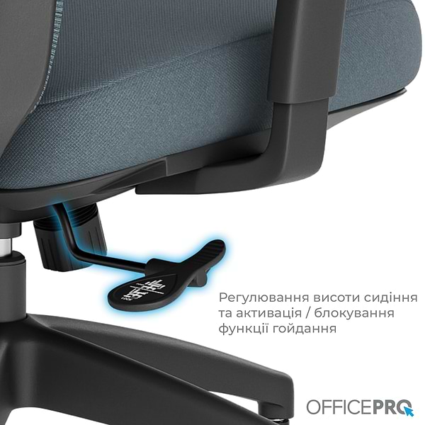 Фото - Крісло офісне OfficePro Balance (OC550-B-DG-DG) Black/Dark Gray