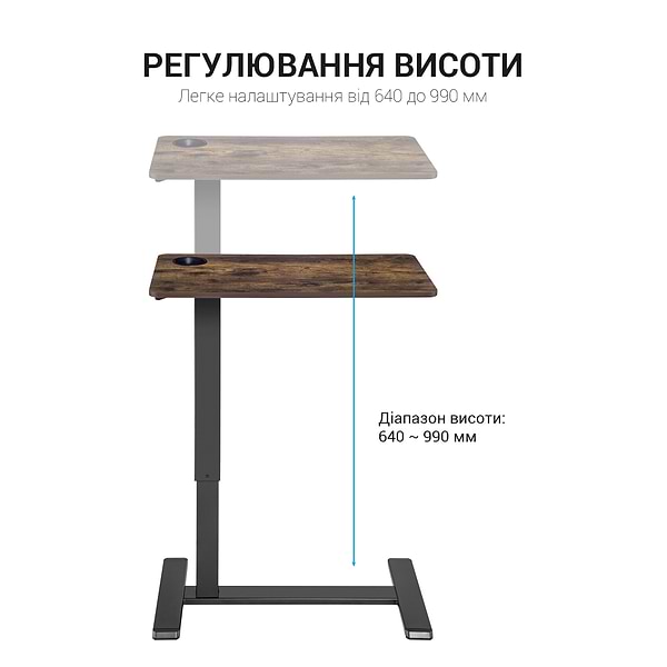 Фото - Стол компьютерный OfficePro ODM366B Dark wood