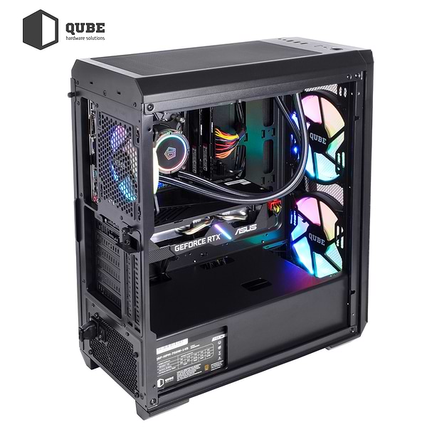 Фото - Системный блок QUBE QB i7 14700KF RTX 4060 8GB W1 64102Win (i714700KFRTX40608GBW164102Win)
