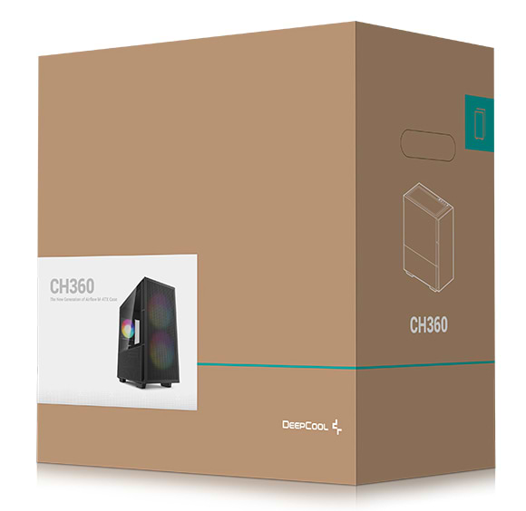 Фото - Корпус Deepcool CH360 Black (R-CH360-BKAPE3-G-1) без БЖ