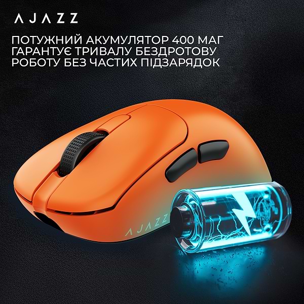 Фото - Миша бездротова ігрова Ajazz AJ179APEX Orange (AJM179-A-O)