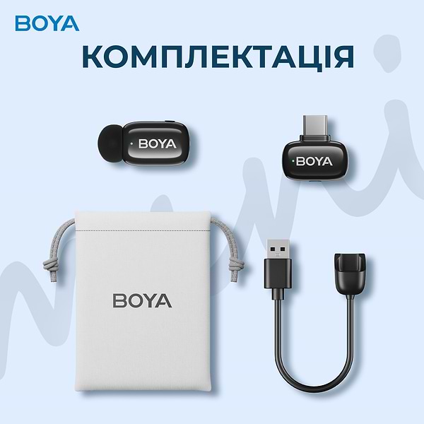 Фото - Мікрофон для смартфона Boya mini-16 Type-C Black