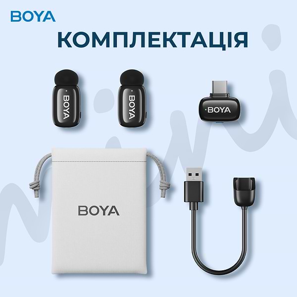Фото - Мікрофон для смартфона Boya mini-23 Type-C Black