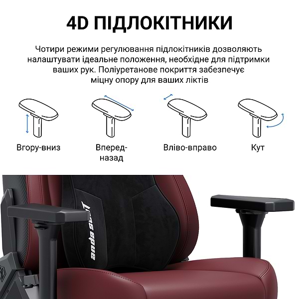 Фото - Кресло для геймеров Anda Seat Kaiser 3E XL Black PVC (AD23YC-XL-08-B-PV/C-B01)