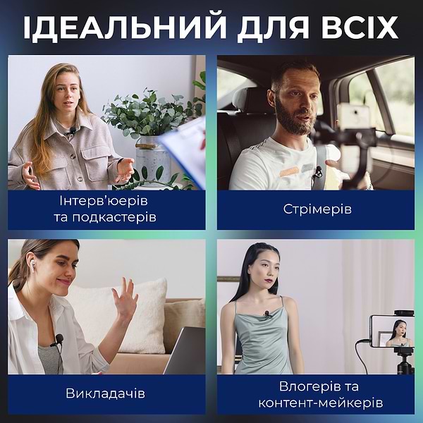 Фото - Микрофон для смартфона Boya BY-M1 Pro II Black