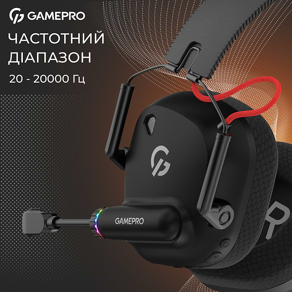 Фото - Гарнітура бездротова ігрова GamePro Genesis Mercury Pro (HSW120B)