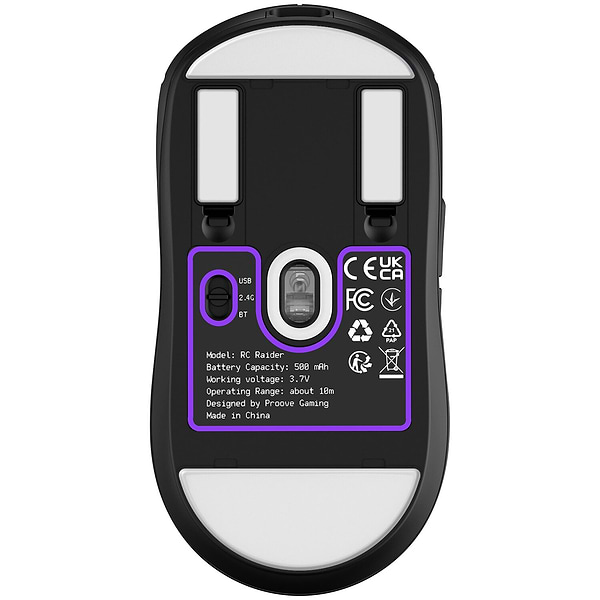 Фото - Мышь беспроводная игровая Proove Gaming RC Raider 8K black (WMRR00122001)