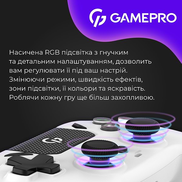 Фото - Геймпад GamePro GPS20W White