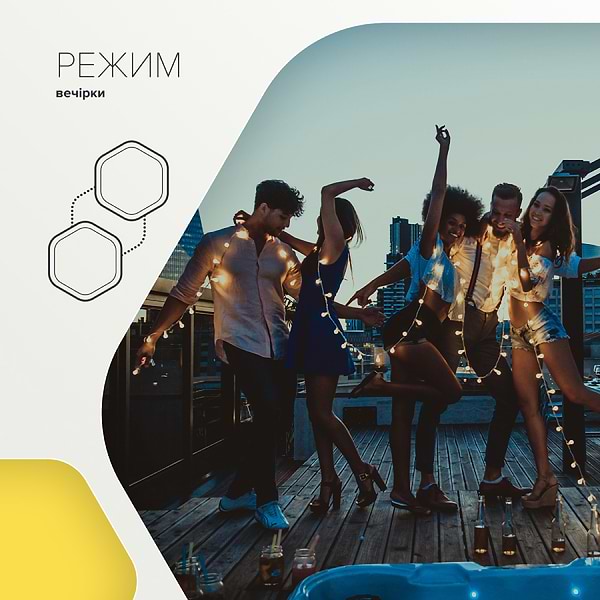 Фото - Портативна акустика Canyon HEXAGON 10 TWS 8W IPX5 Grey Orange (CNE-CBTSP10GO)