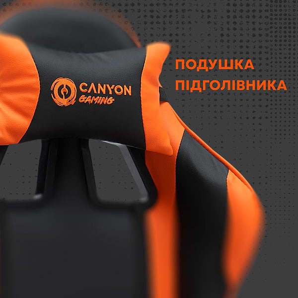 Фото - Крісло для геймерів Canyon Core SGCH2 Black Orange (CNE-SGCH2)