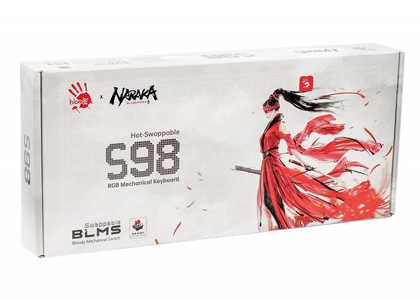 Фото - Клавиатура проводная игровая Bloody S98 (Naraka)