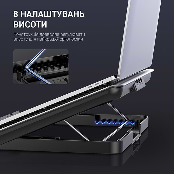 Фото - Підставка під ноутбук охолоджуюча OfficePro CP500B Black