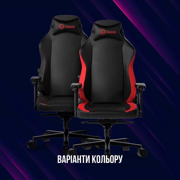 Фото - Крісло для геймерів Lorgar Embrace 533 Black Red (LRG-CHR533BR)