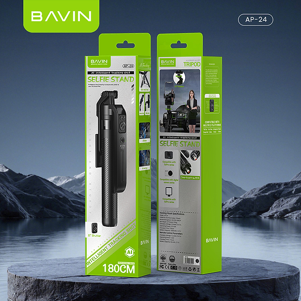 Фото - Трипод для селфи Bavin AP-24 AI INTELLIGENT TRACKING TRIPOD Black (AP-24-BK)