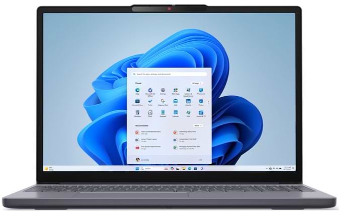 Ноутбук Lenovo IdeaPad Slim 3 15ARP10 (83K700A0RA) Luna Grey - Фото 1