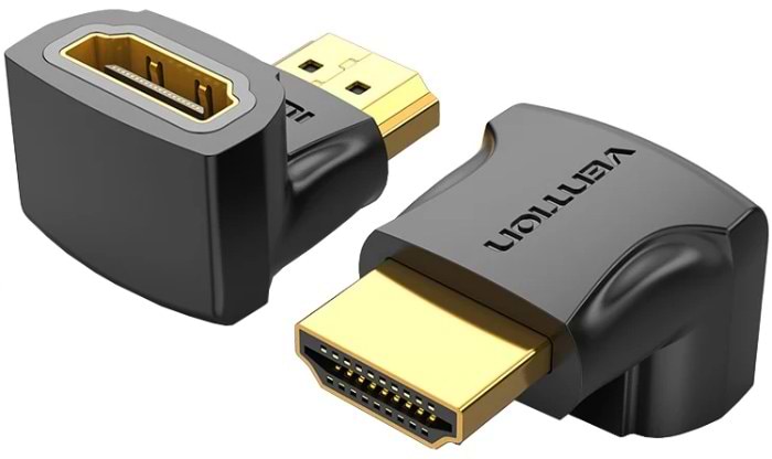 Перехідник HDMI Vention HDMI F HDMI M (AIOB0) - Фото 1