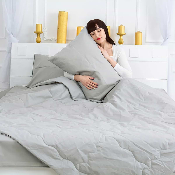 Фото - Ковдра дитяча літо MirSon Thinsulate №2327 Light Gray 110x140 см (2200003027471)