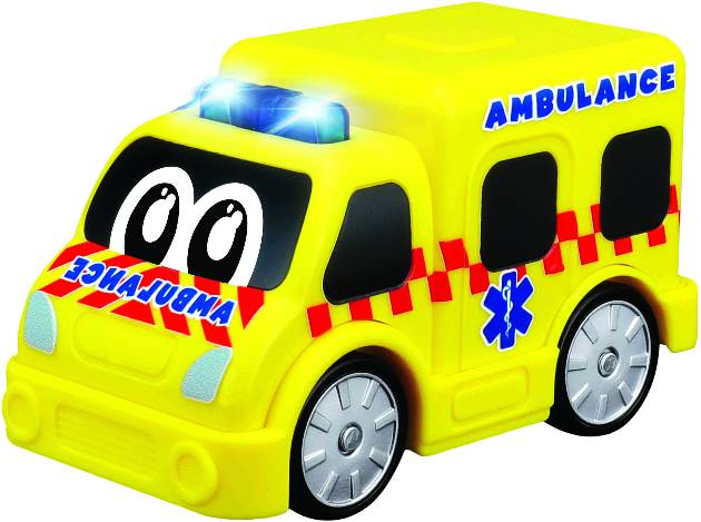 Фото - Базовый игровой транспорт для малыша Bb Junior Команда быстрого реагирования скорая помощь (16-85200A)