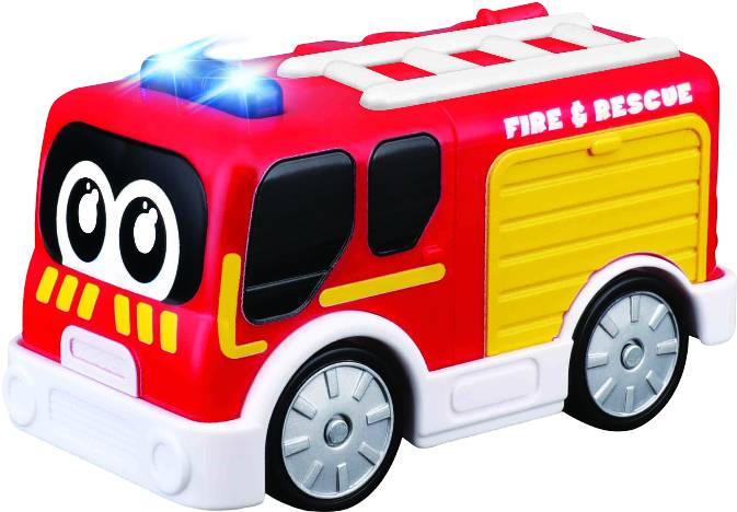 Фото - Базовый игровой транспорт для малыша Bb Junior Команда быстрого реагирования пожарная машинка (16-85200F)