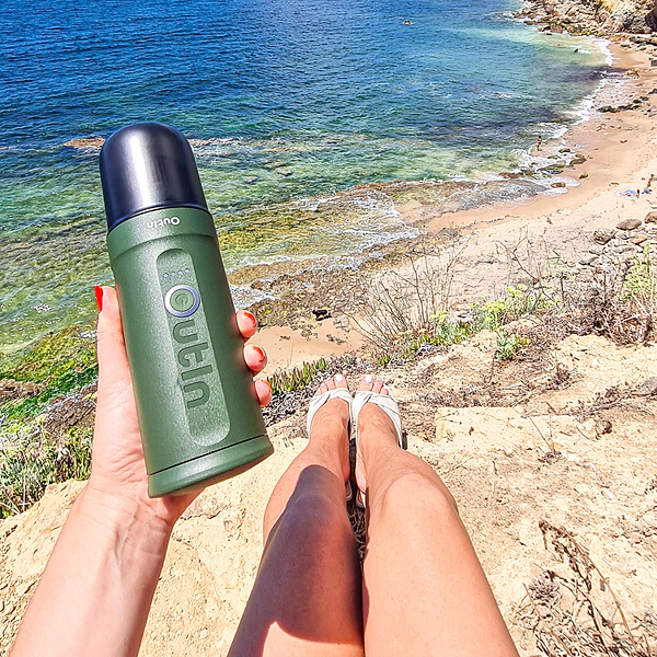 Фото - Портативная кофеварка OUTIN Forest Green в дорожном футляре OTEM-01-FG-BAG