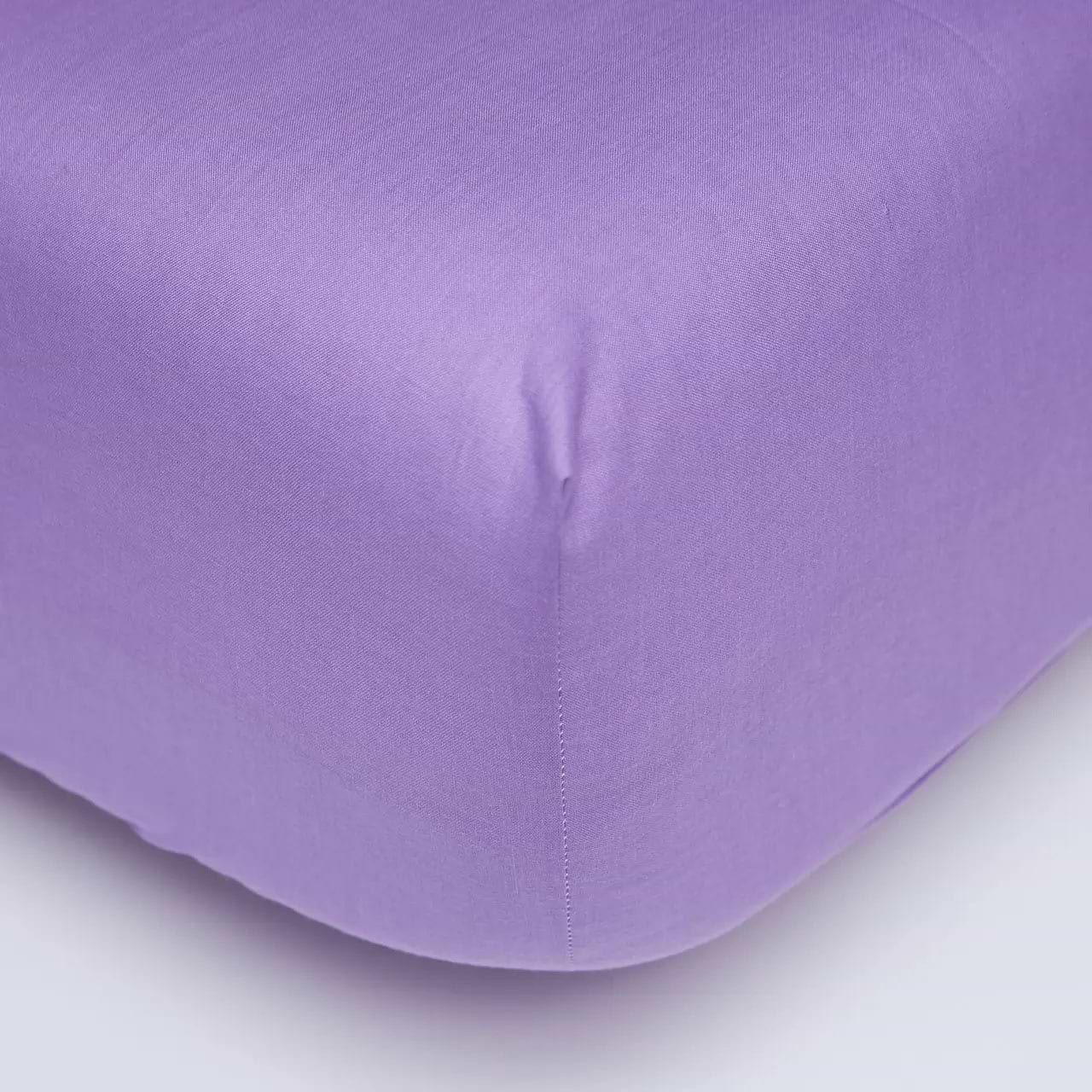 Простынь односпальная Moon&Star Violet Charm Бязь Gold Люкс 120х190х20 см (MS-850000967)