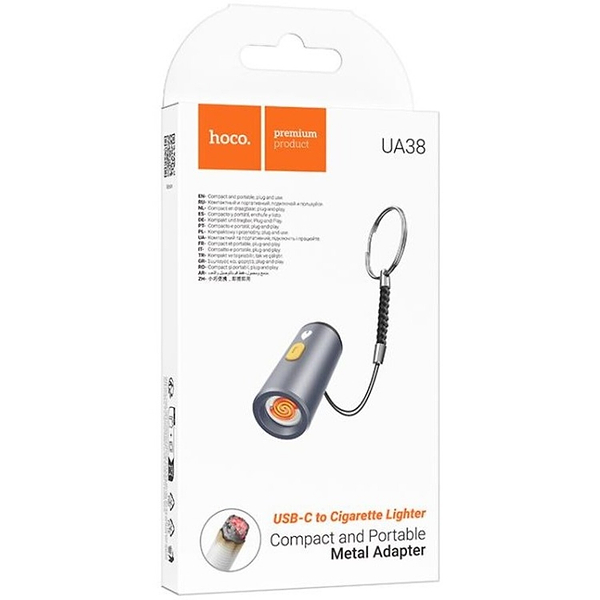 Фото - Перехідник HOCO UA38 Type-C Gray (6942007647694)