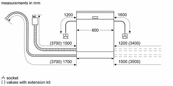 Фото - Уценка - Посудомоечная машина встраиваемая Bosch SMV2ITX14K