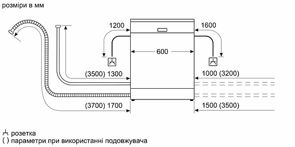 Фото - Посудомийна машина окремостояча Bosch SMS26DW00T