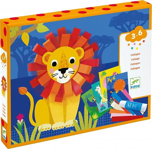 Фото - Набір для виготовлення аплікацій Djeco "Кудряві тварини" (DJ09868)