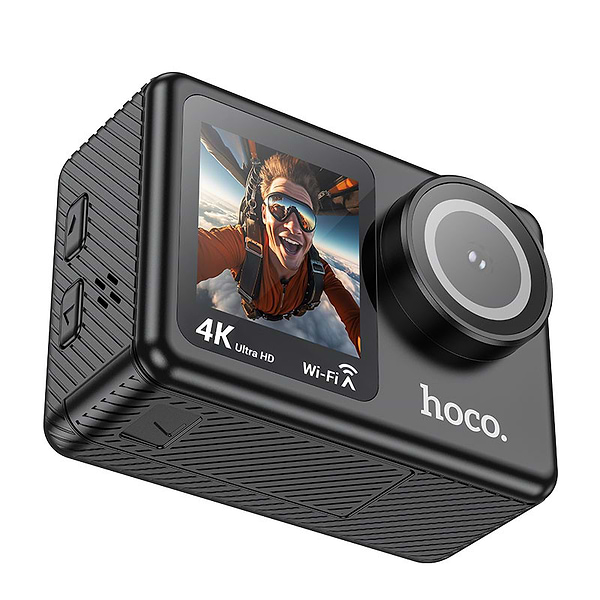 Фото - Екшн-камера HOCO DV101 dual color screen sports camera Black