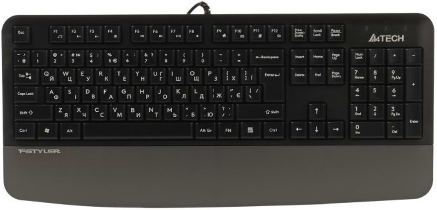 Клавіатура дротова A4tech FK20 (Grey) - Фото 1