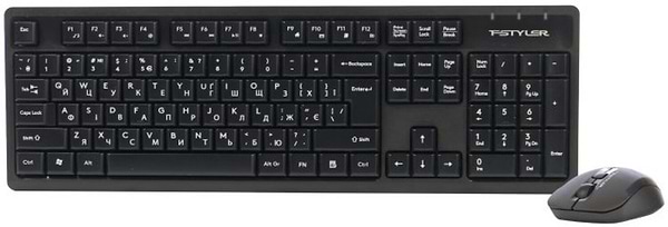 Фото - Клавиатура+мышь беспроводная A4tech FG1200 (Black)