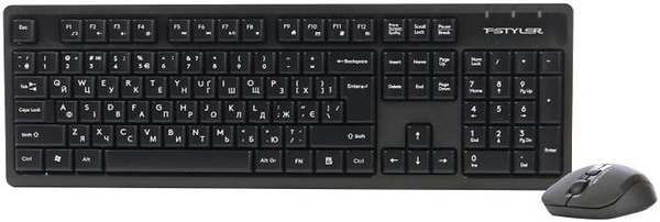 Фото - Клавиатура+мышь беспроводная A4tech FG1200S (Black)