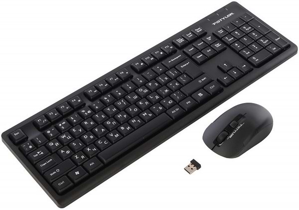 Фото - Клавиатура+мышь беспроводная A4tech FG1200S (Black)