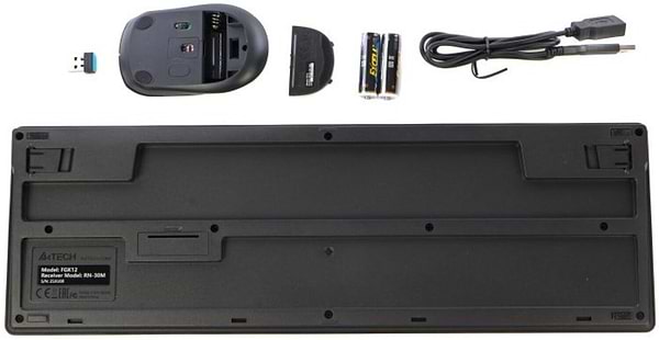 Фото - Клавиатура+мышь беспроводная A4tech FG1200S (Black)