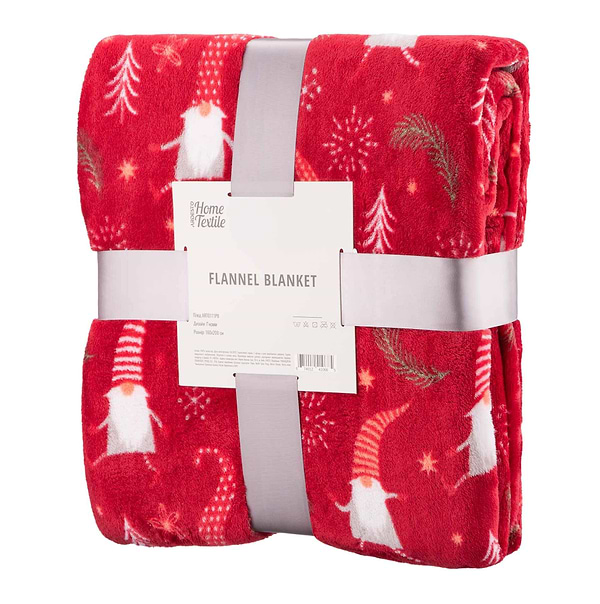 Фото - Плед полуторний Ardesto Flannel, 160х200 см Гноми (ART0111PB)