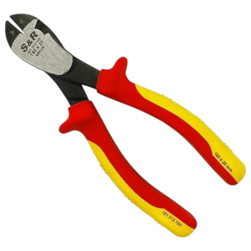 Плоскогубцы S&R 180 мм 1000 В (161513180)