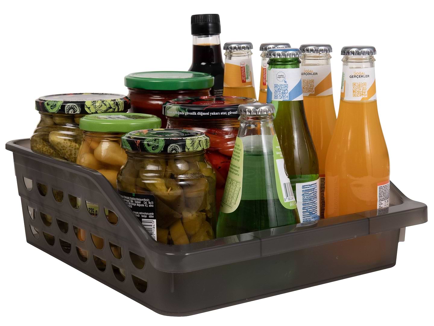 Органайзер для кухні Herevin Transparent Grey 30.4х25.3х9.3 см (161015-012)